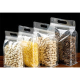 Premium packaging bag with eight sided sealed self-supporting bag