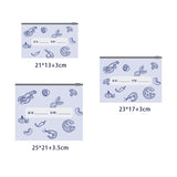 Aluminum foil chain bag for food refrigerator storage and preservation
